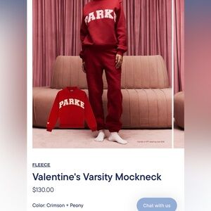 PARKE Women's Crimson Sweatpants